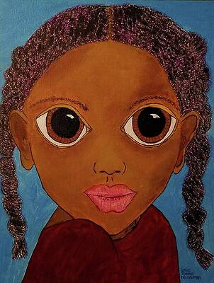 Little Black Girl Paintings Page 6 Of 7 Fine Art America