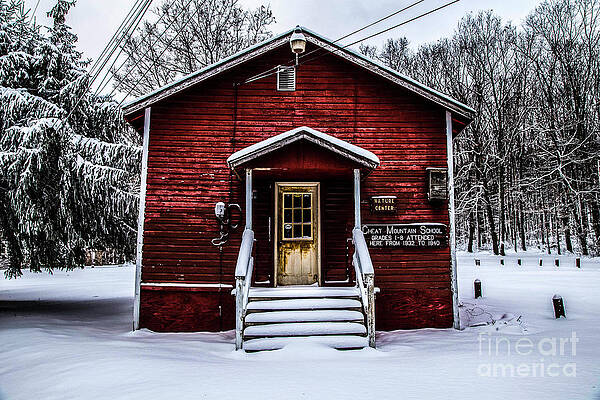 Little Red School House by Steve Kwiatkowski
