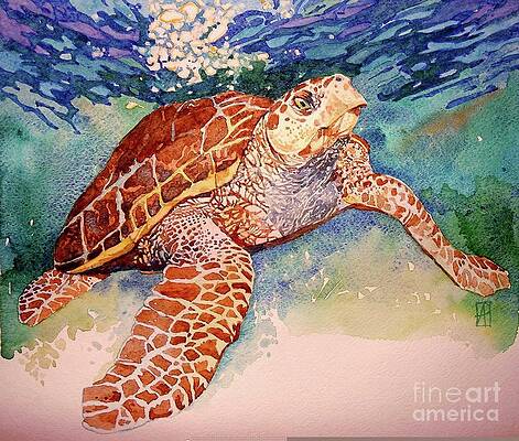 Sea Turtle Paintings (Page #15 of 35) - Fine Art America
