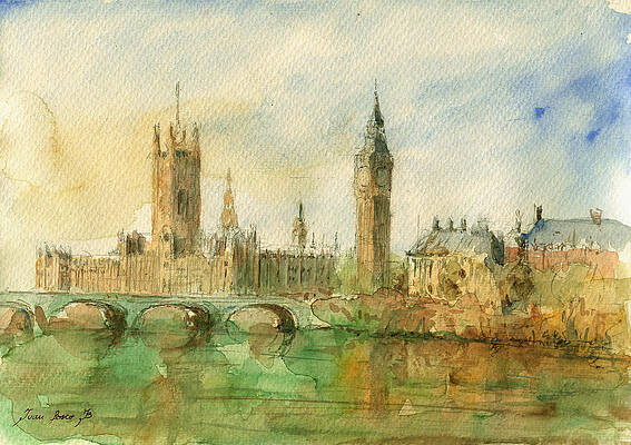 Royal & Langnickel FAM1 Kratzbild silber Big Ben und Parlament 