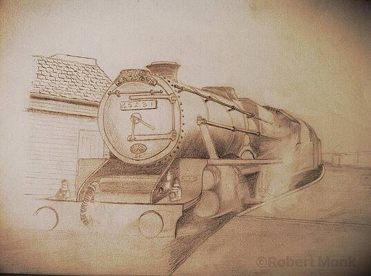London Steam Locomotive by Robert Monk London Steam Locomotive by Robert Monk