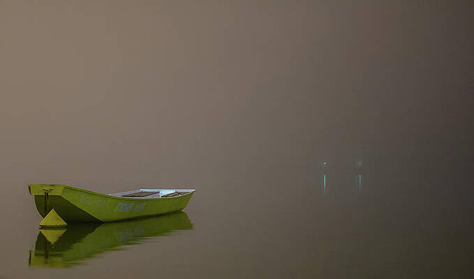 Lonley boat by Srdjan Rilak