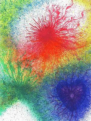 Wall Art - Painting - Look For The Rainbow When It Rains #441 by Rainbow Artist Orlando L