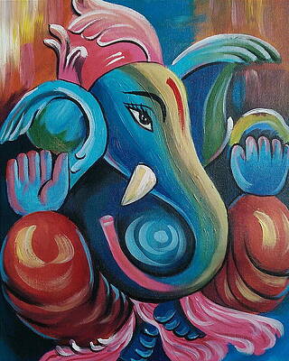 Abstract Ganesh Paintings Fine Art America Cubism art art drawings art painting pop art cubist art abstract art painting canvas art art art inspiration. abstract ganesh paintings fine art