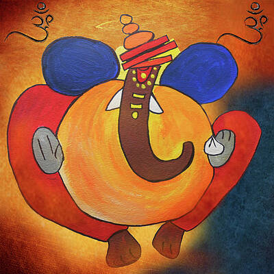 Ganesha Paintings | Fine Art America