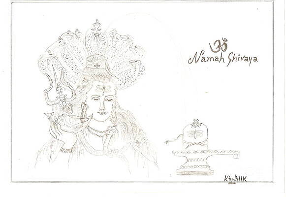 LORD SHIVA | Pencil sketch, Shiva, Lord shiva