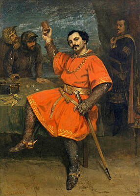 Louis Gueymard as Robert le Diable Print by Gustave Courbet