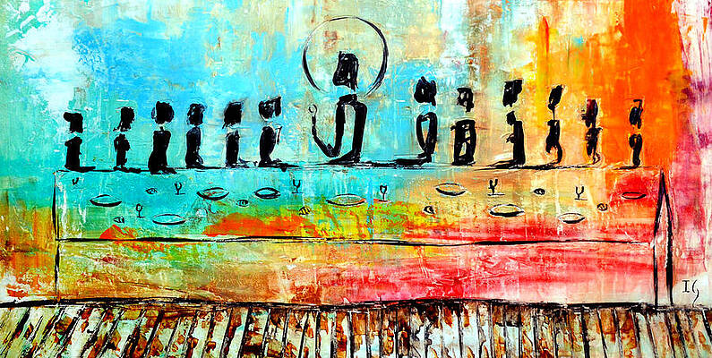  Painting - Love One Another IIl by Ivan Guaderrama