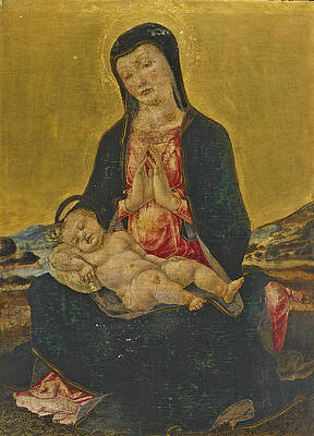 Madonna and Child Print by Bartolomeo Vivarini