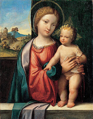 Madonna with the Child Print by Benvenuto Tisi