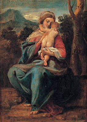 Madonna with the Child Print by Sisto Badalocchio
