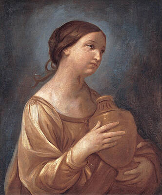 Magdalene with the Jar of ointment Print by Guido Reni