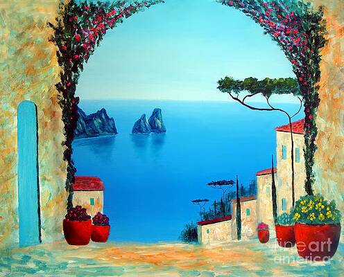 Capri Light And Color by Larry Cirigliano