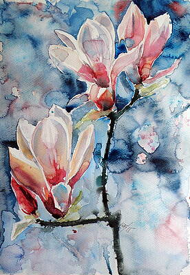 Magnolia Tree Paintings Fine Art America