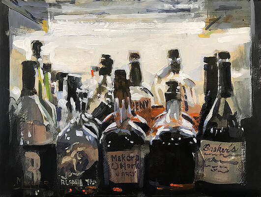 Whiskey Glass Paintings Fine Art America