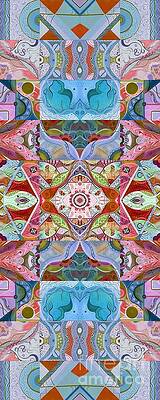 Wall Art - Digital Art - Making Magic - A  T J O D Series Arrangement Variation by Helena Tiainen