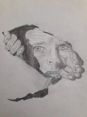 Shadow Man Drawings Page 5 Of 5 Fine Art America