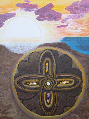 Mandala in the Sand by Cheryl Bailey Mandala in the Sand by Cheryl Bailey