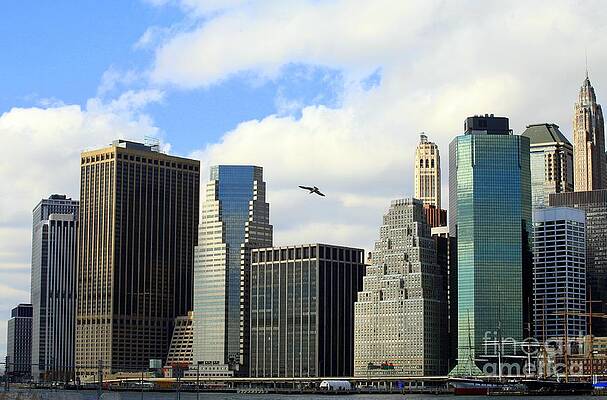 Wall Art - Photograph - Manhattan NYC by Chuck Kuhn