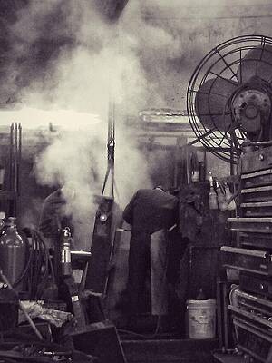 Mechanic's Garage by Jeff Senatra