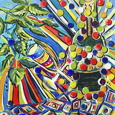 Wall Art - Painting - Methode Champenoise by Seeables Visual Arts