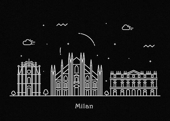 DUOMO city of MILAN in ITALY portrait Jigsaw Puzzle by Fabrizio Cassetta -  Pixels Merch