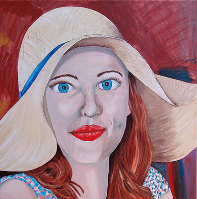 Wall Art - Painting - Mimis Granddaughter by Kevin Callahan