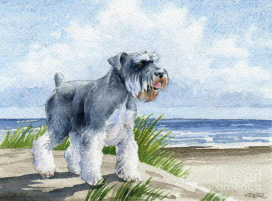 Miniature schnauzer wall art outlet