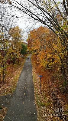 Minuteman Cyclists in the Fall 2 by Leara Nicole Morris-Clark Minuteman Cyclists in the Fall 2 by Leara Nicole Morris-Clark