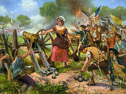 Wall Art - Photograph - Molly Pitcher At Battle Of Monmouth by Science Source