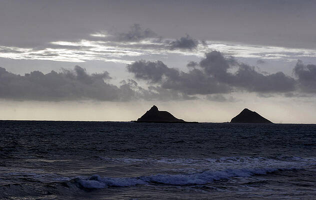 Wall Art - Photograph - Molokai from Oahu by Kenneth Campbell
