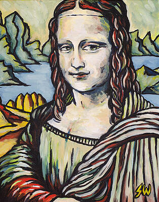 Another Monalize - Lida - Paintings & Prints, People & Figures, Female  Form, Clothed - ArtPal