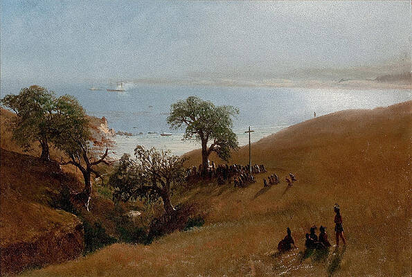 Monterey California Print by Albert Bierstadt