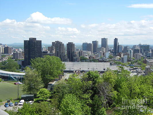 Montreal View from McGill Residences by Reb Frost Montreal View from McGill Residences by Reb Frost