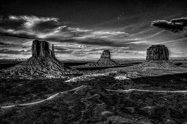 Monument Valley Views BW by Roger Passman Monument Valley Views BW by Roger Passman