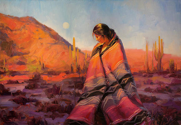 Native American Woman by Athena Mckinzie