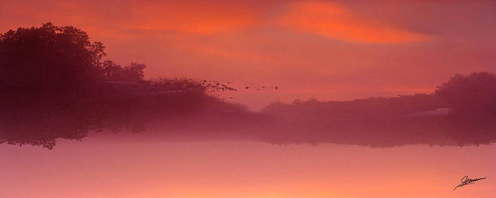 Morning on the River by Phil Jensen Morning on the River by Phil Jensen