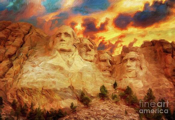 Rushmore Paintings Fine Art America