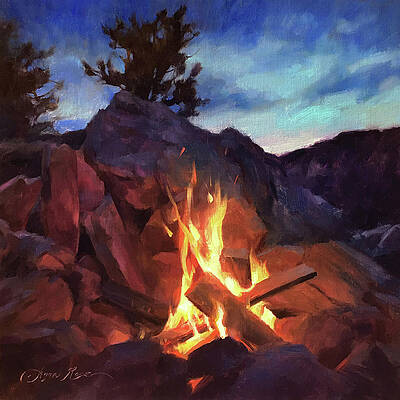 Campfire Art Fine Art America