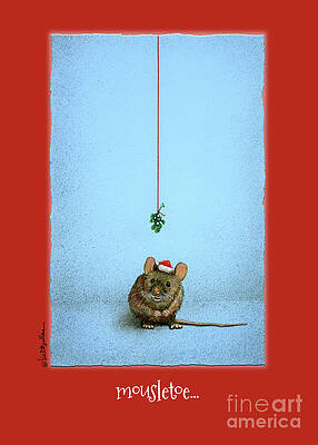 Wall Art - Painting - Mousletoe... by Will Bullas