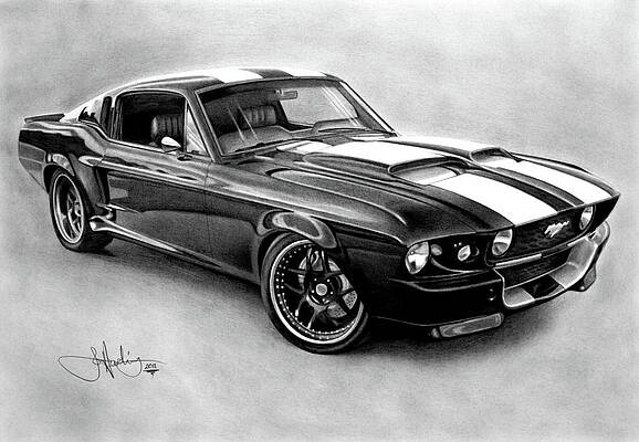 How to Draw a Mustang Car Drawing Easy Ford Mustang GT Step by Step Outline  Sketch for Beginners  With this easy mustang drawing ideas you can learn  how to draw a