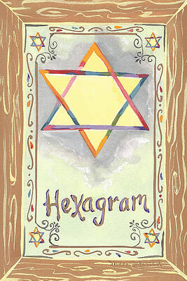 Wall Art - Painting - My Hexogram by Sheri Jo Posselt