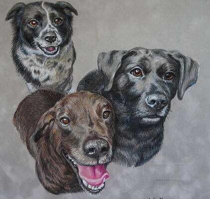 My three by JoAnn Morgan Smith