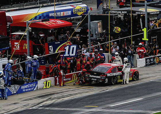 Nascar #1 in the pit by Seth Solesbee Nascar #1 in the pit by Seth Solesbee
