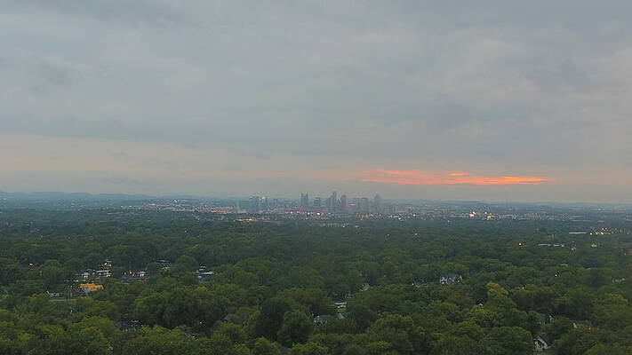Nashville sunset  by Michael Tims