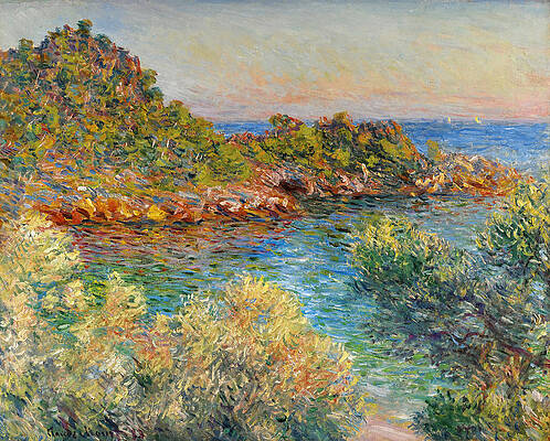 Near Monte Carlo Print by Claude Monet