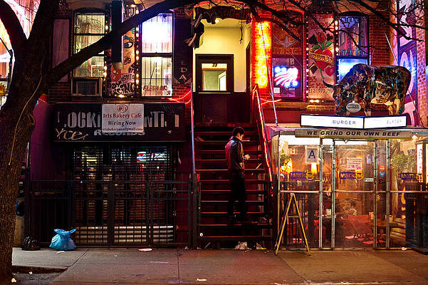Neon Lights - New York City at Night by Vivienne Gucwa