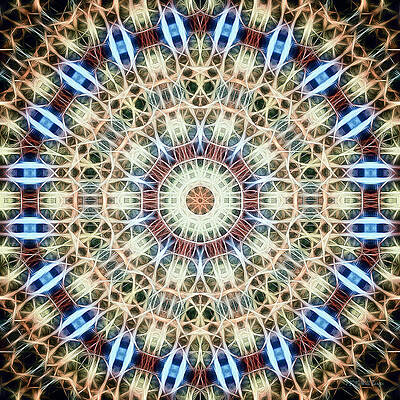 Neon Mandala, Nbr 20B by Will Barger Neon Mandala, Nbr 20B by Will Barger