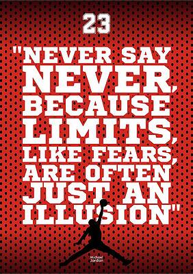 Never Say Never Gym Motivational Quotes Poster by Lab No 4 Never Say Never Gym Motivational Quotes Poster by Lab No 4