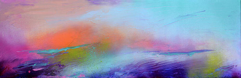 New Horizon 35 Abstract Landscape Seascape Sunset Abstract